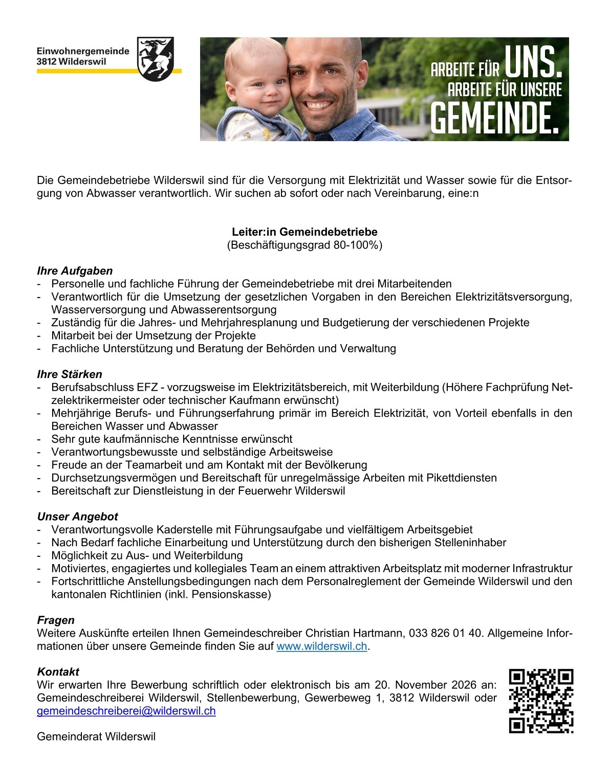 Leiter Gemeindebetriebe
